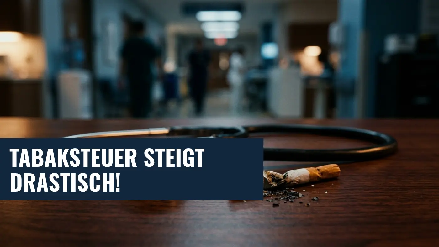Tabaksteuer 2026: Streeck verteidigt massive Preiserhöhung für Zigaretten