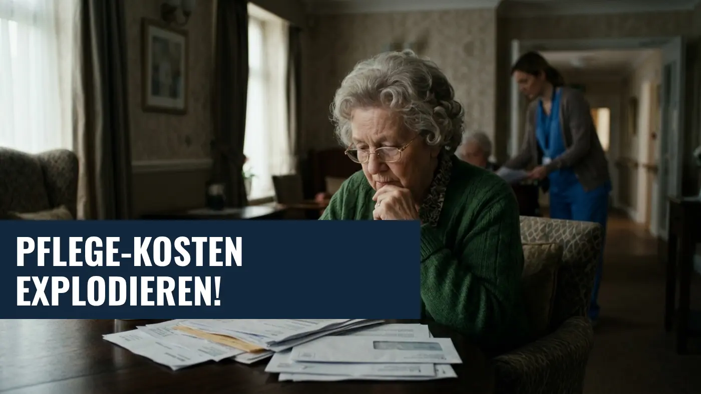 Pflegeheim Kosten 2026: Eigenanteil steigt auf 3.364 Euro