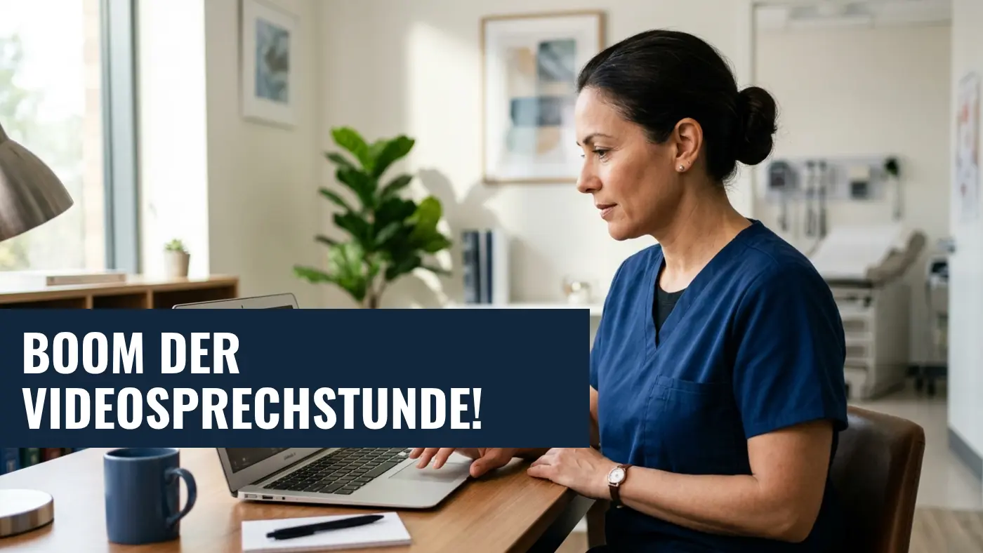 Trendreport zeigt: 17,9 % mehr Videosprechstunden in Deutschland