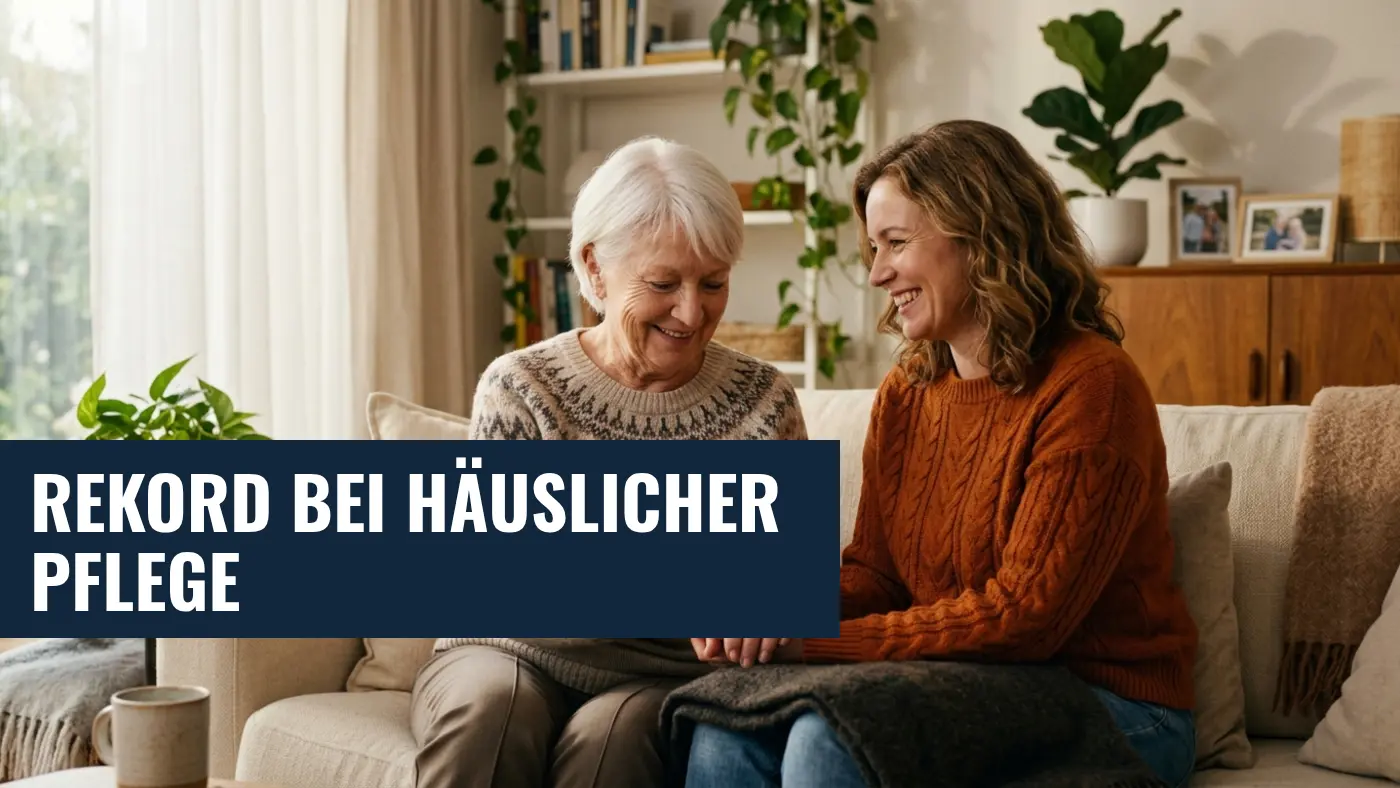Report Pflegebedürftigkeit 2025: Pflege durch Angehörige steigt rasant