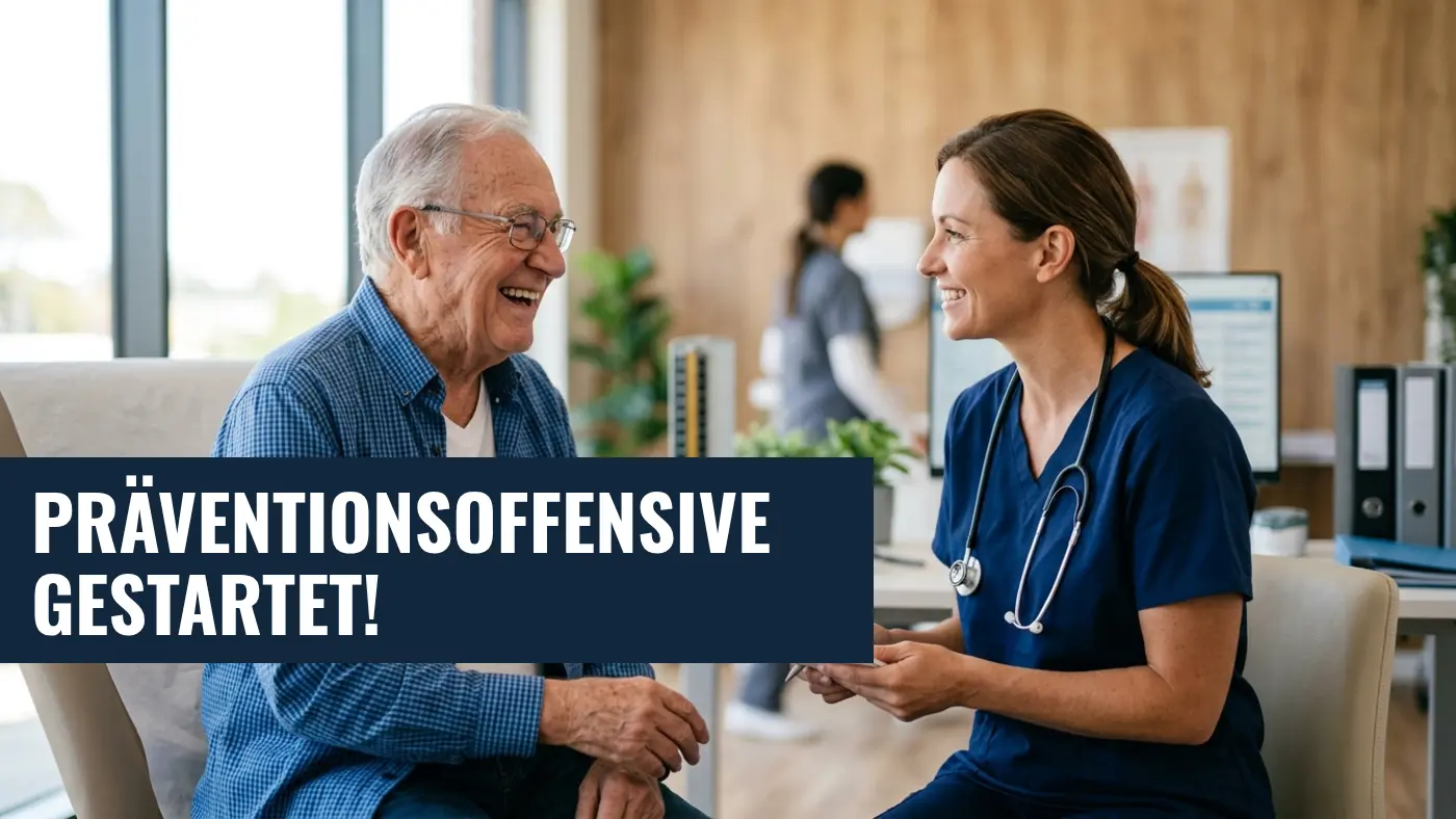 Präventionsoffensive 2026: Check-up 60 plus & Pflegebegleitung geplant
