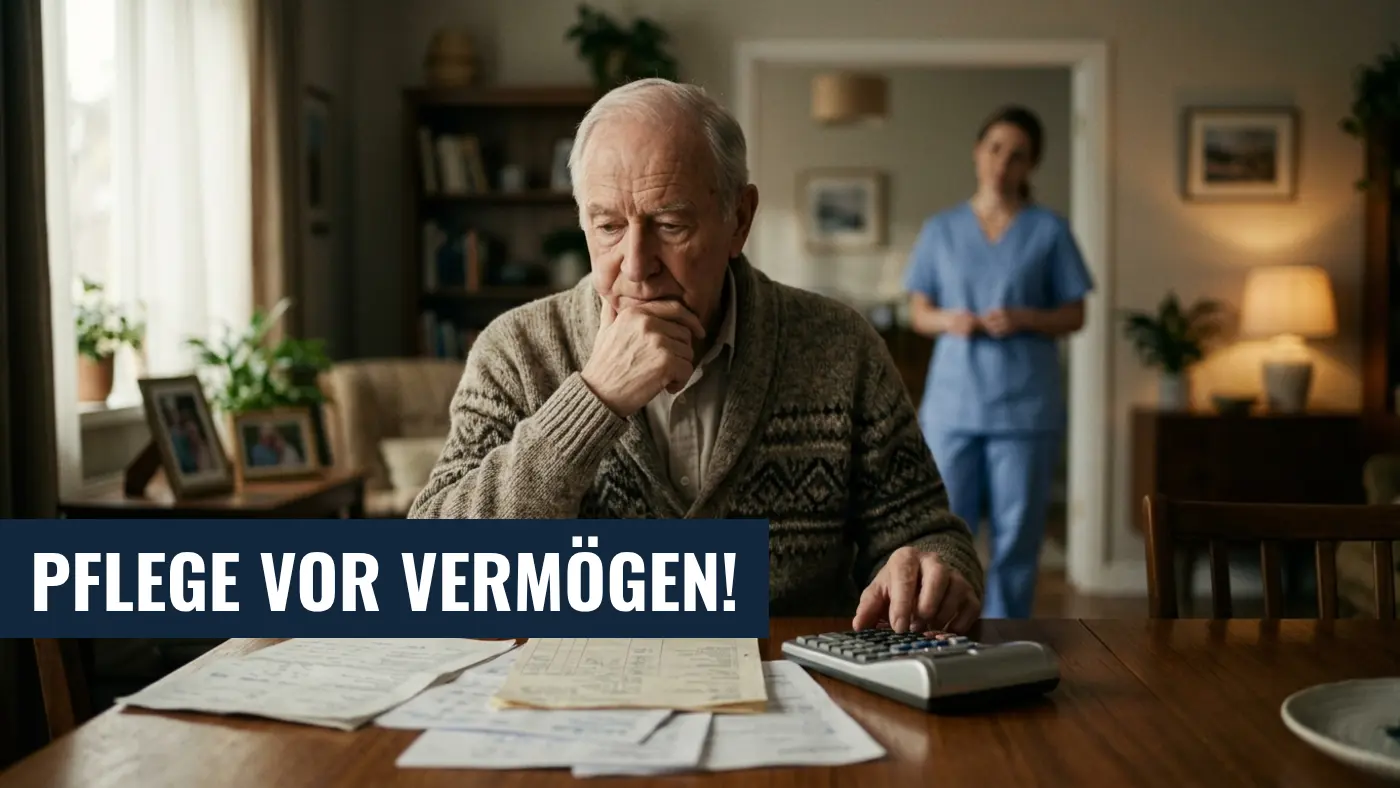 Pflegekosten: Verlässliche Pflege wichtiger als Erhalt von Privatvermögen