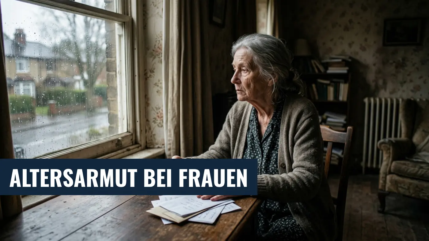 Altersarmut 2026: 60 Prozent der Rentnerinnen unter der Armutsgrenze