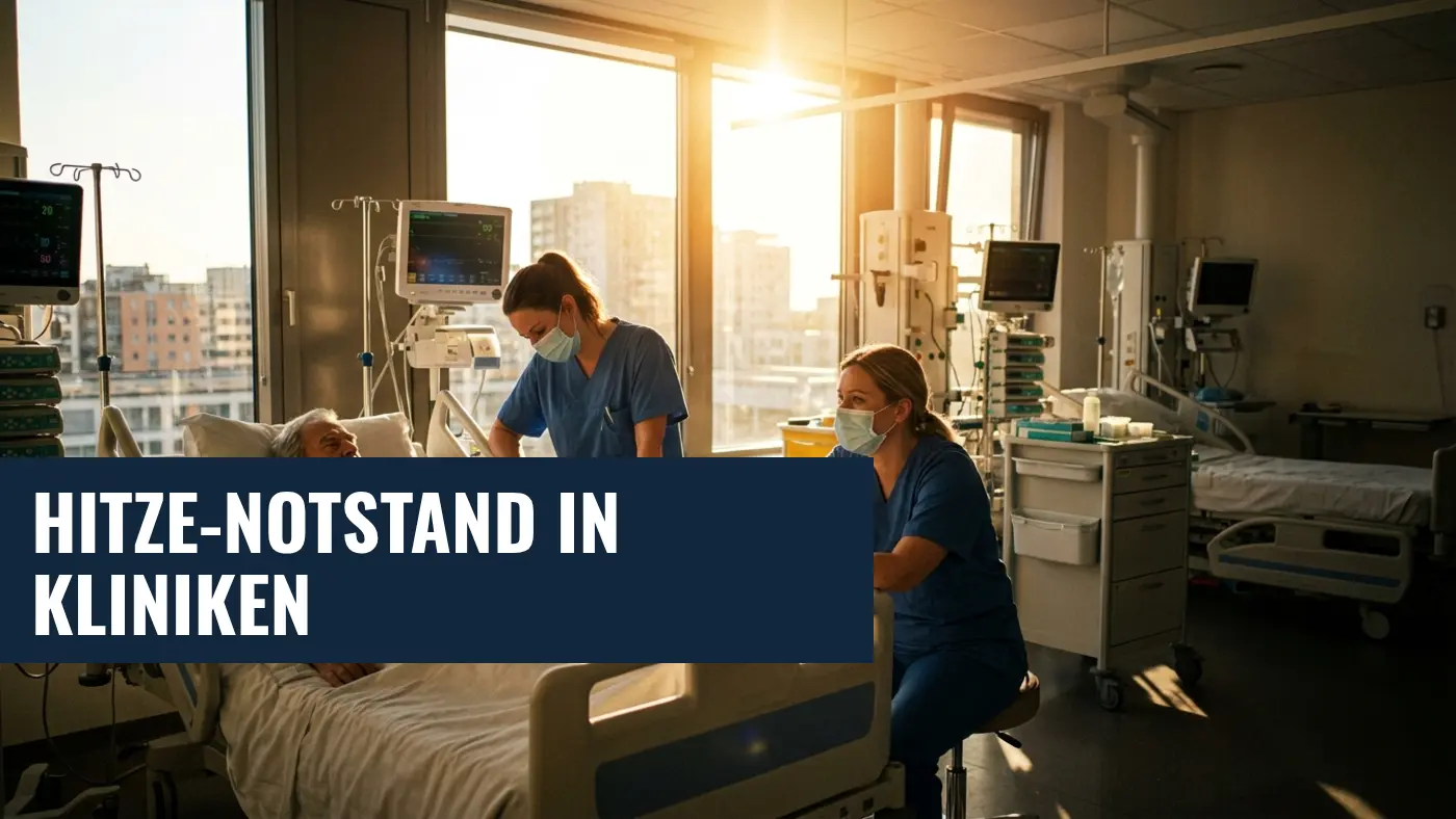 Hitzeschutz in Kliniken & Praxen: Ärztekammer fordert Investitionen