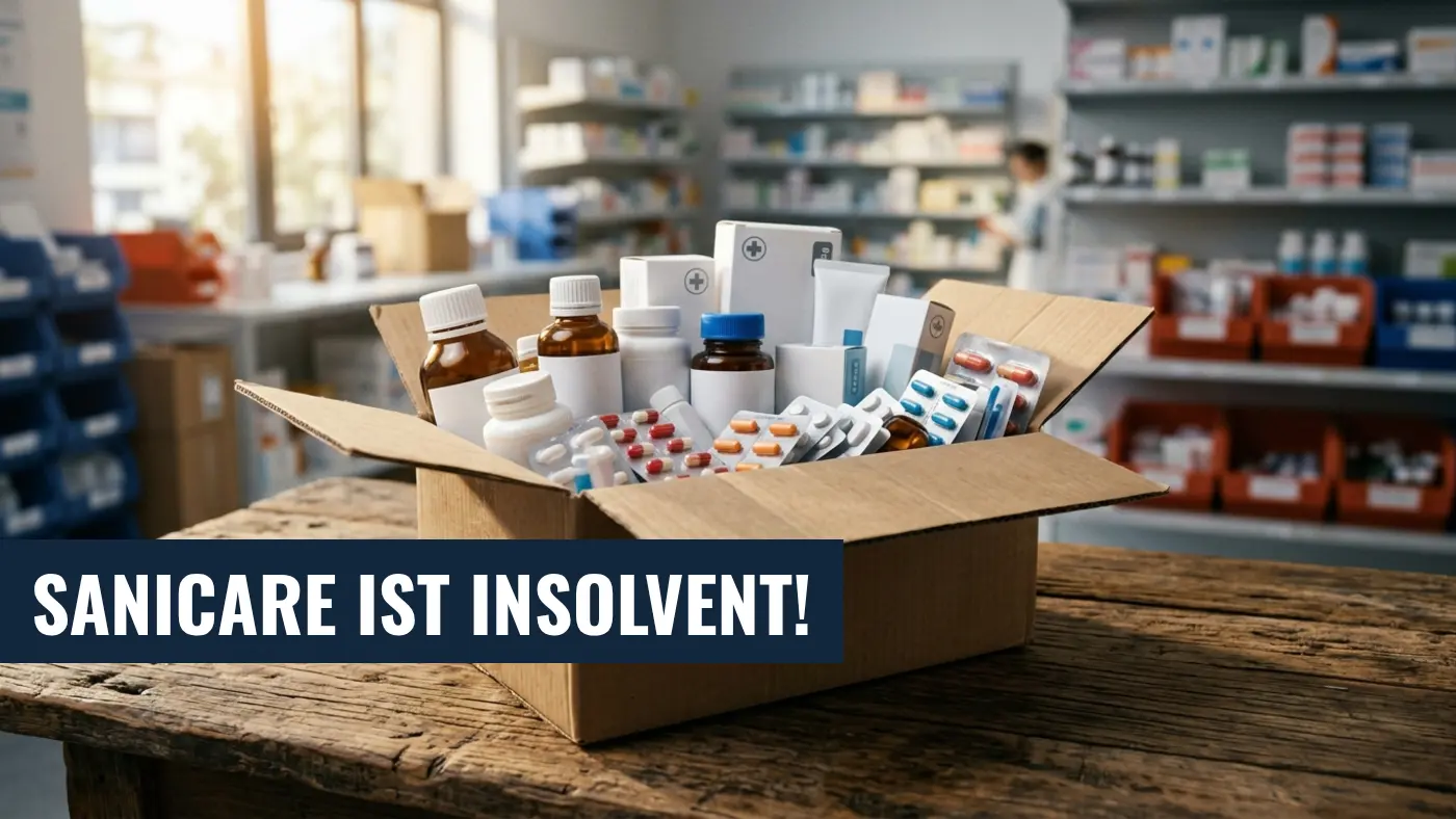 Sanicare insolvent: Bekannte Versandapotheke in Eigenverwaltung