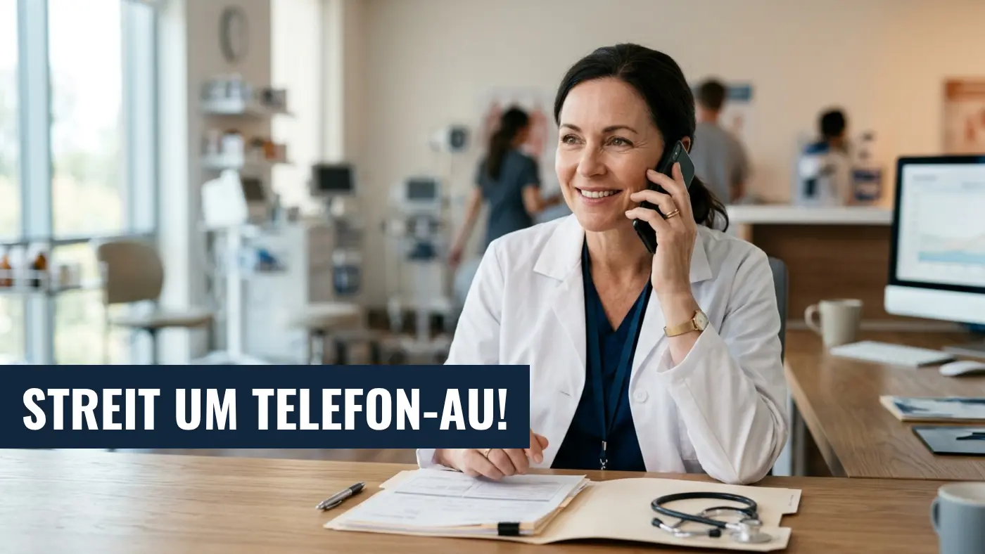 Telefonische Krankschreibung vor dem Aus? KBV warnt vor Abschaffung