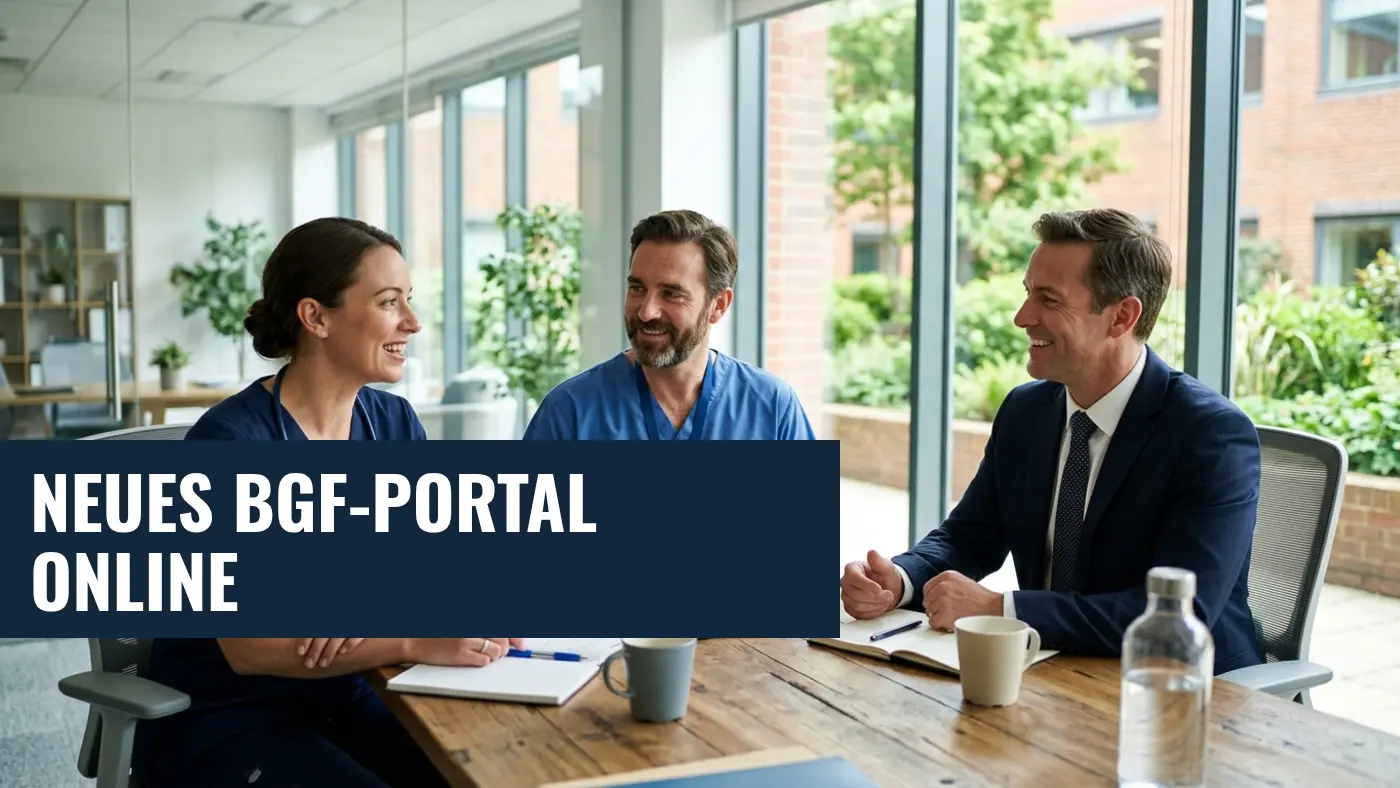Neues BGF-Portal: Betriebliche Gesundheitsförderung für Pflege & KMU