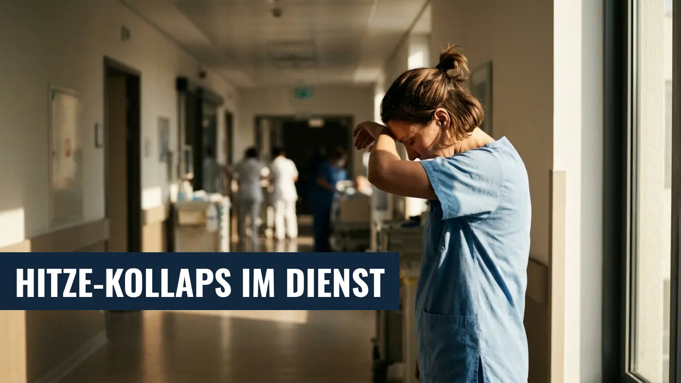 Hitze in der Pflege: Starker Anstieg der Krankmeldungen verzeichnet