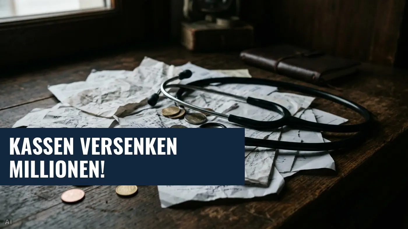Finanz-Skandal: Krankenkassen verlieren Millionen an Beiträgen