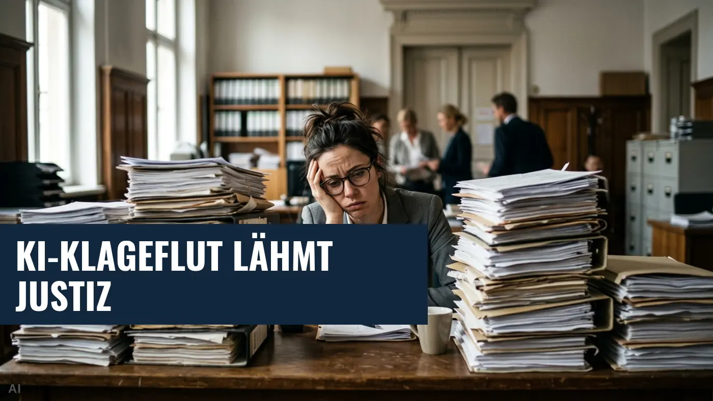 KI-Klagen überlasten Sozialgerichte: 100-seitige Anträge blockieren Justiz
