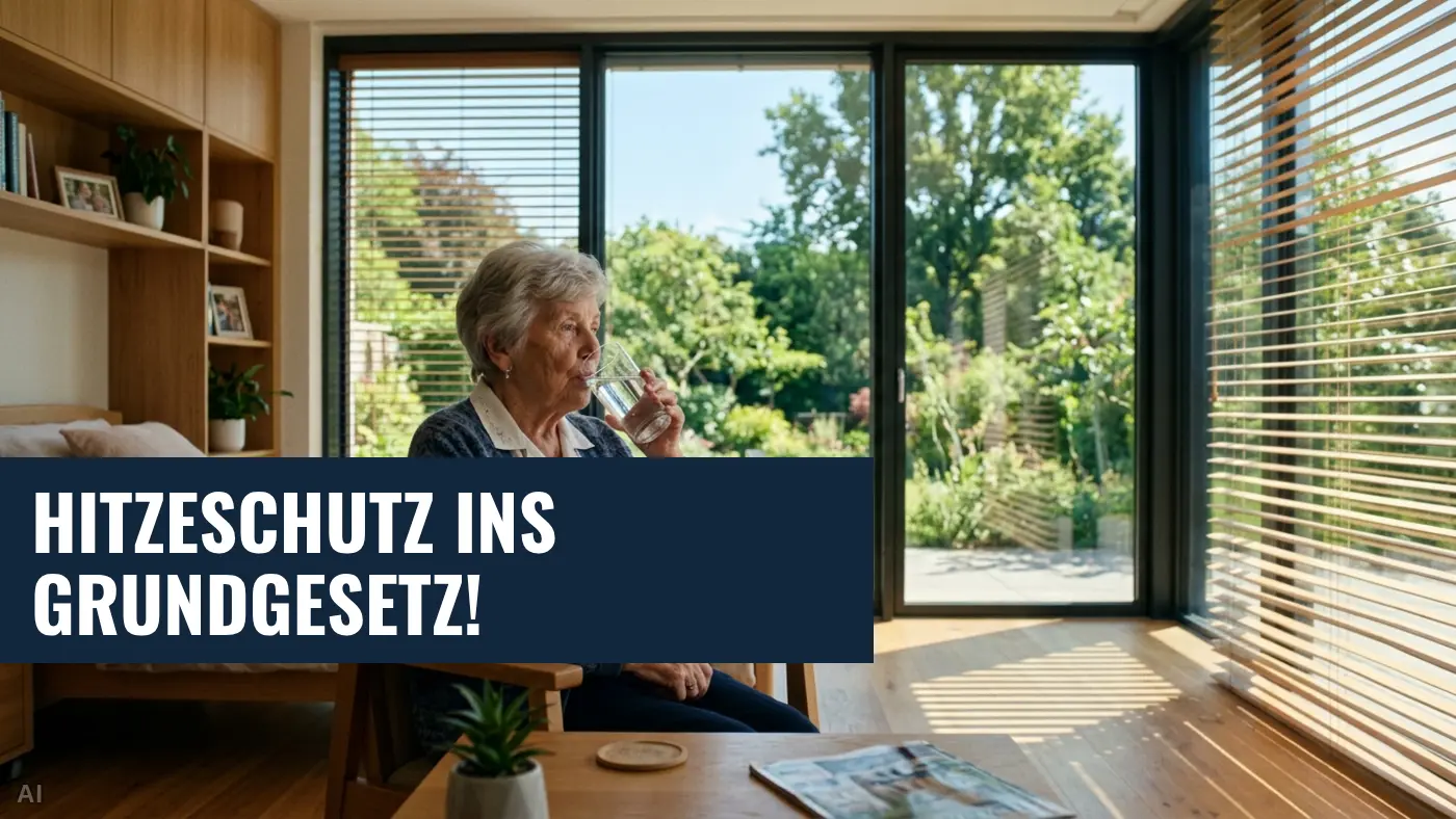 Hitzeschutz im Grundgesetz? Städtetag & VdK fordern neue Gesetze