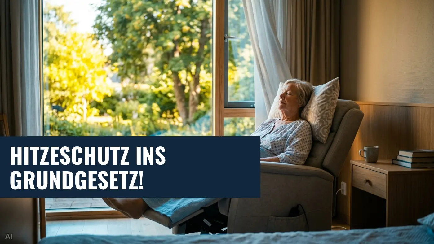 Hitzeschutz im Grundgesetz? Umweltminister plant Änderung für Pflege