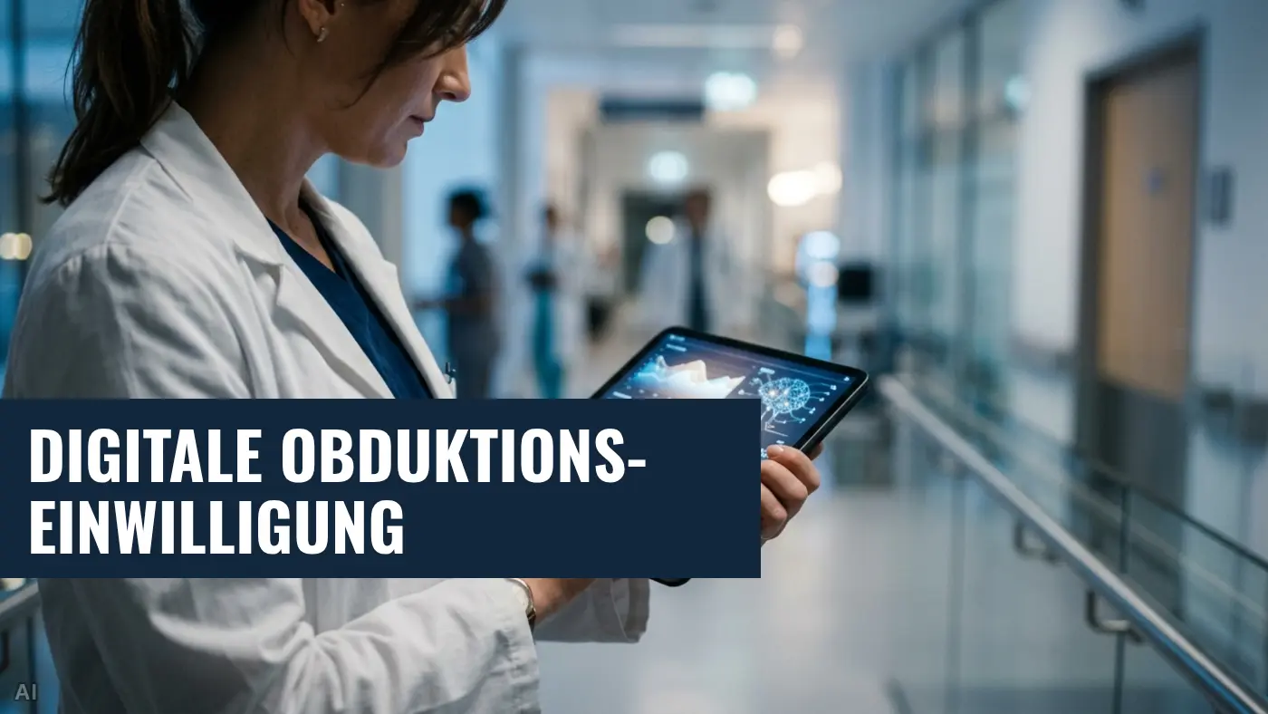 Digitale Einwilligung zur Obduktion & Forschung: Neues Modul