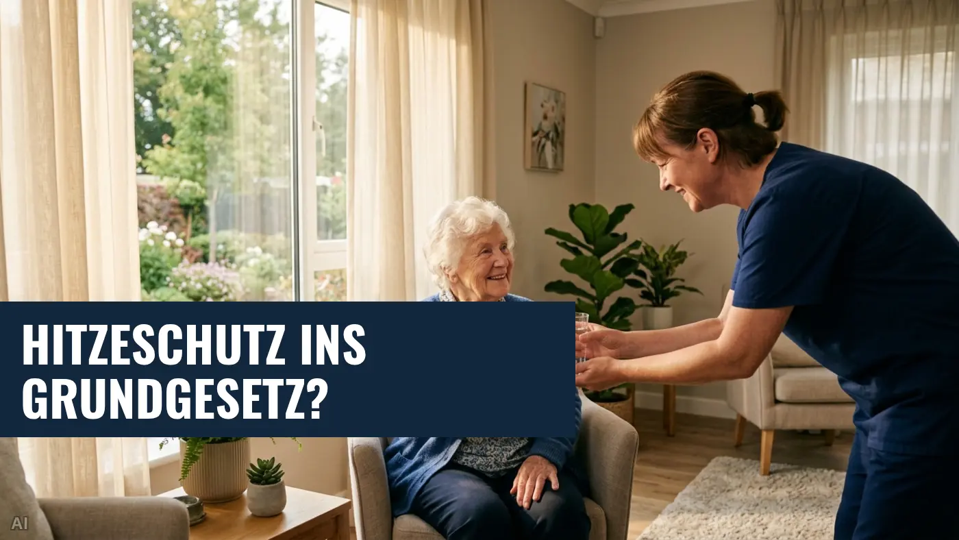 Hitzeschutz ins Grundgesetz: Streit um Pflege- und Klinikhilfen