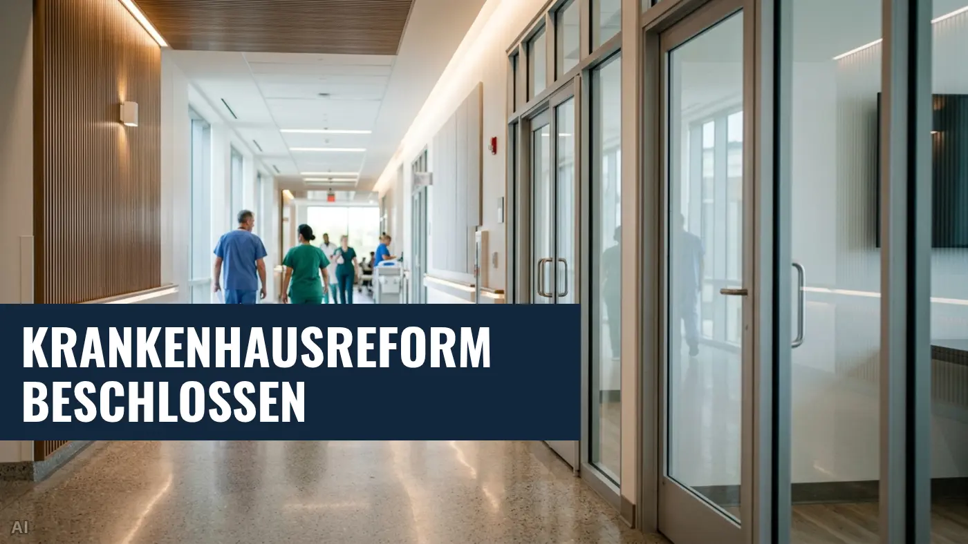 Krankenhausreform Schleswig-Holstein: Kabinett stimmt Klinikgesetz zu