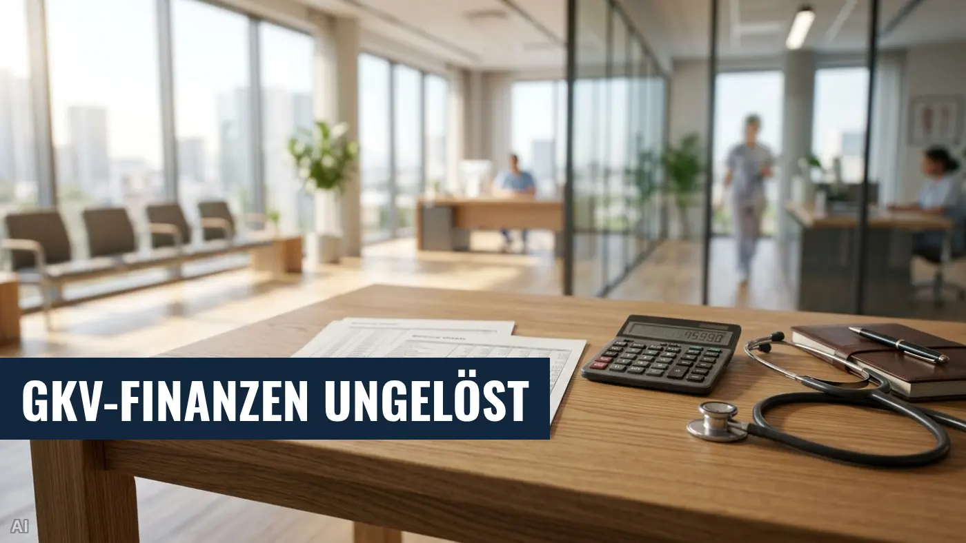 GKV-Finanzierung: Kassen warnen vor ungelösten Problemen