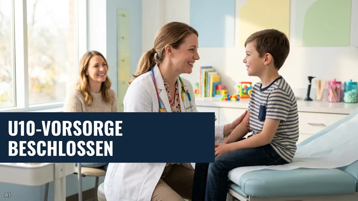 U10-Untersuchung beschlossen: Neuer Vorsorge-Check für Kinder