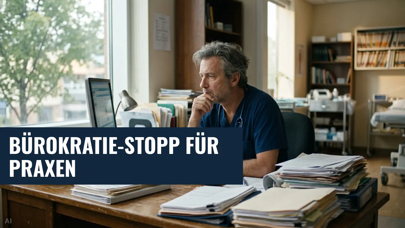 Bürokratieabbau in Praxen: KBV legt 23-Punkte-Plan für Ärzte vor