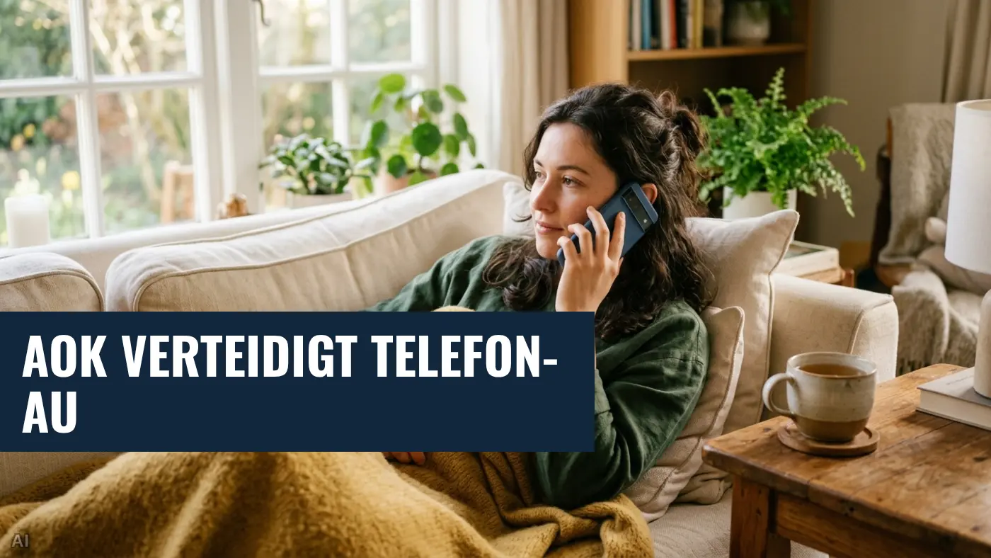 AOK fordert Erhalt der telefonischen Krankschreibung