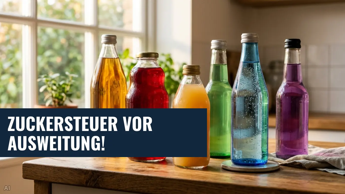 Zuckersteuer vor Ausweitung: Bund plant Abgabe auf weitere Getränke