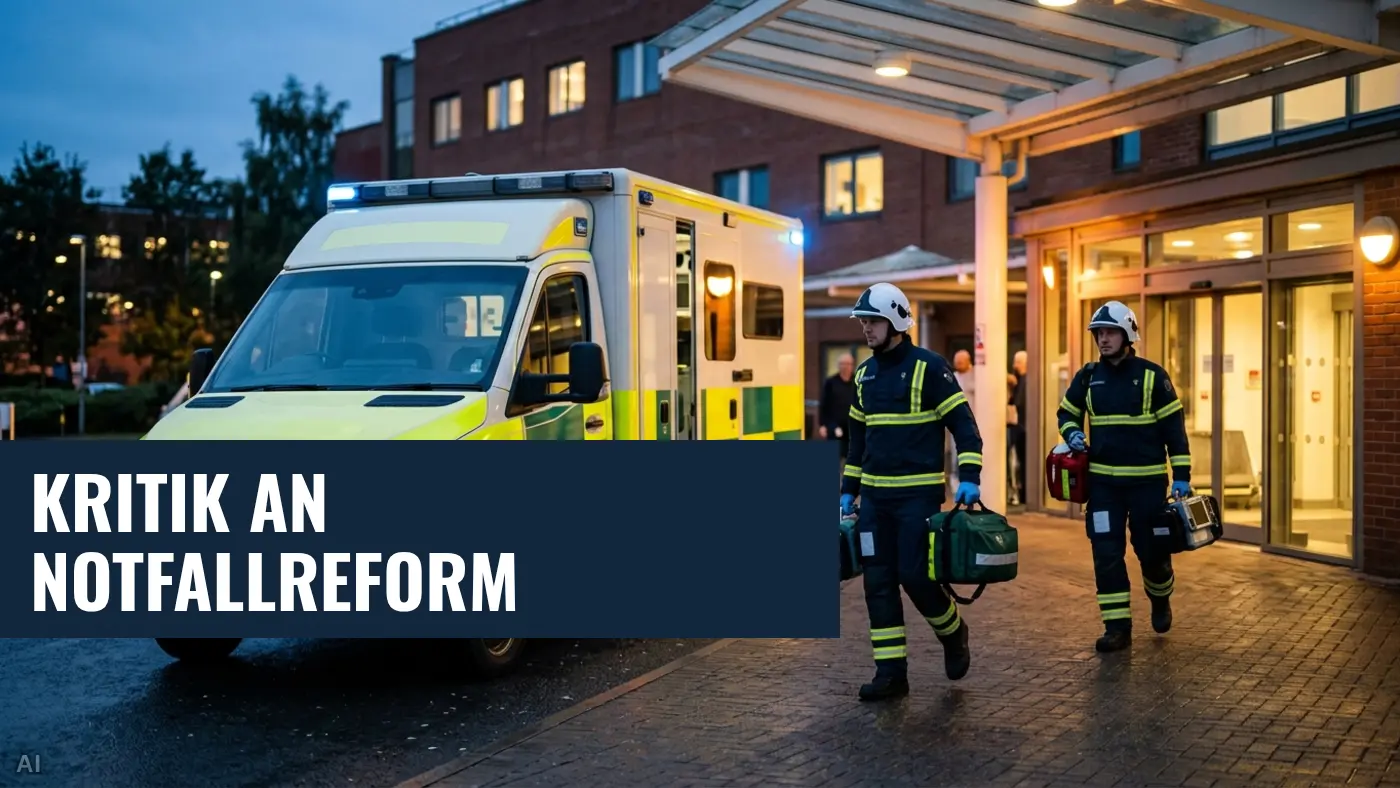 Notfallreform: vfdb mahnt Nachbesserungen beim Rettungsdienst an