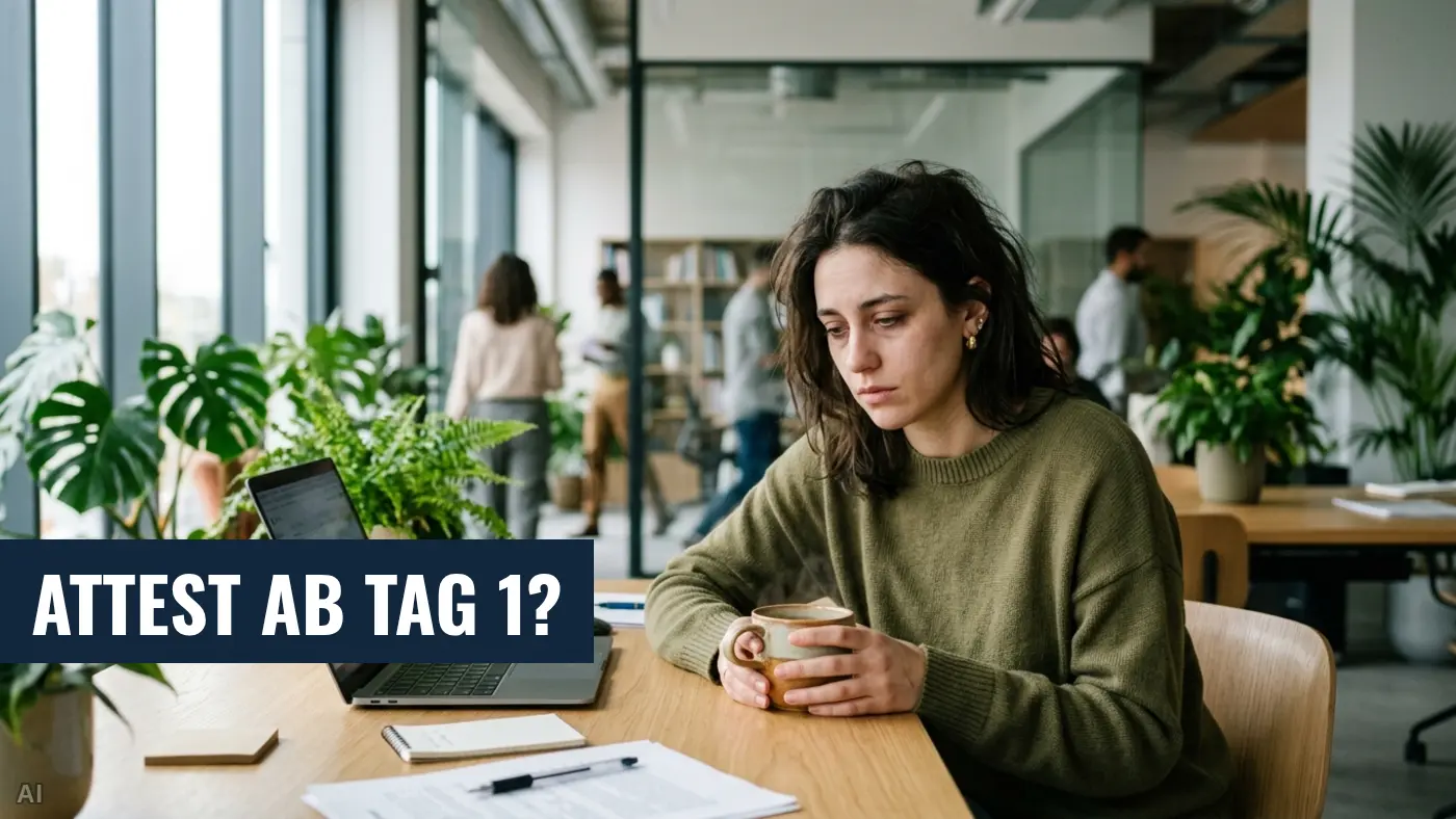 Attestpflicht ab Tag 1: Mehr Fehltage statt weniger Krankmeldungen?