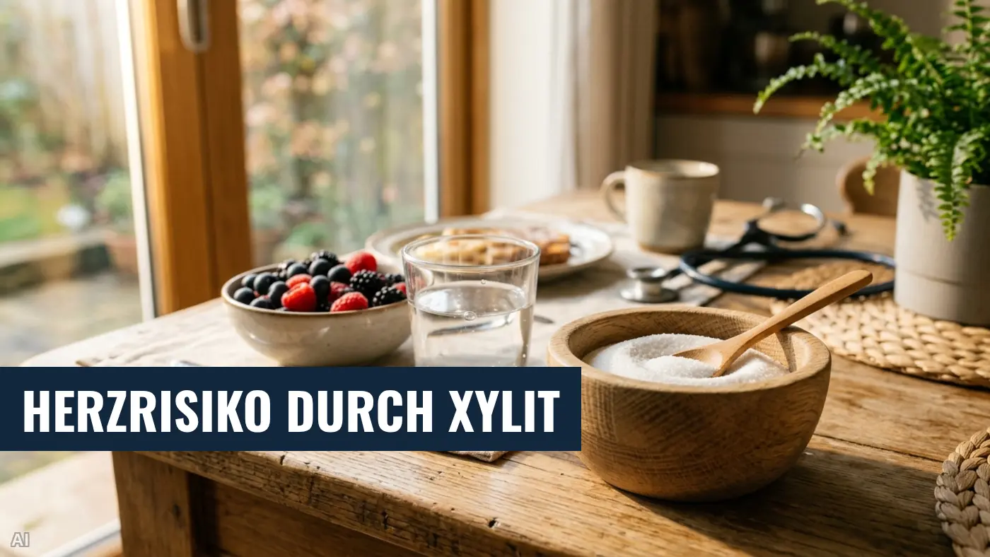 Zuckerersatz Xylit unter Verdacht: Erhöhtes Risiko für Herzinfarkt und Schlaganfall