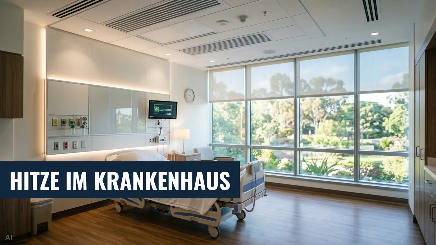 Hitze im Krankenhaus: Warum Klinik-Neubauten auf Klimaanlagen verzichten