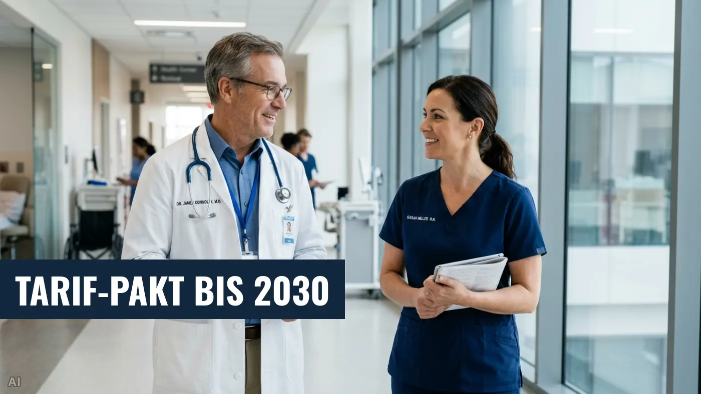 Verdi und Marburger Bund: Tarifabkommen für Kliniken bis 2030 verlängert