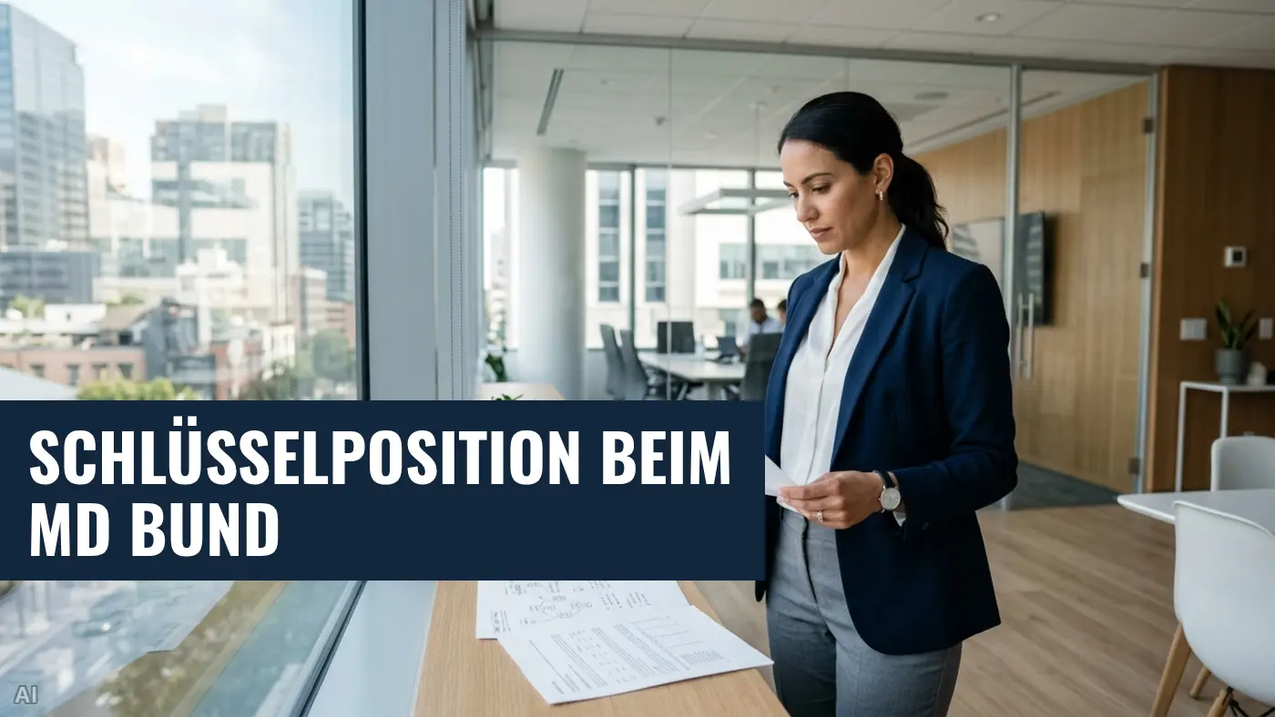 Bernadette Klapper wird Leitende Pflegefachfrau beim MD Bund