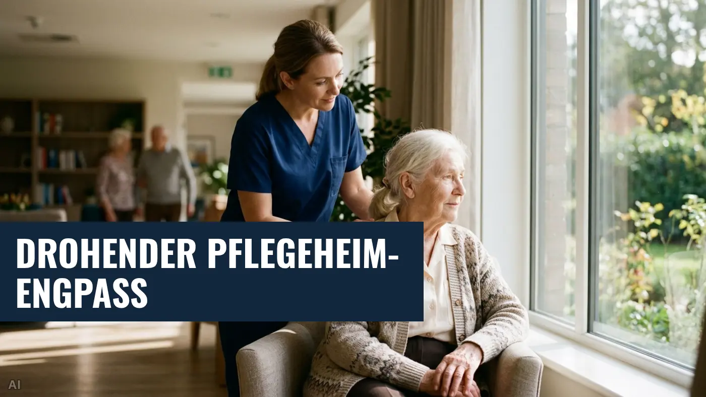 Pflegewelle ab 2031: Pflegerat warnt vor massivem Heimplatzmangel