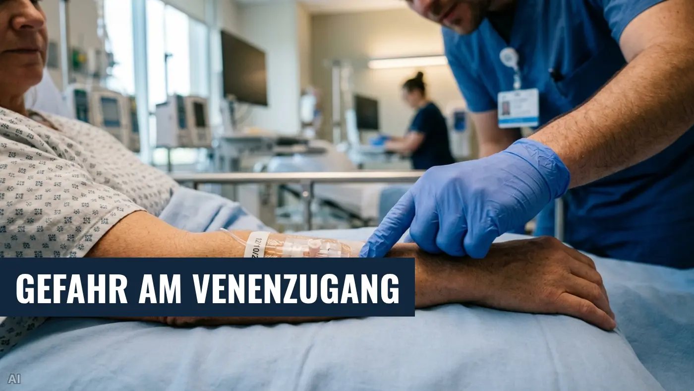 Infizierte Venenverweilkanüle: Schutz vor Sepsis im Pflegealltag