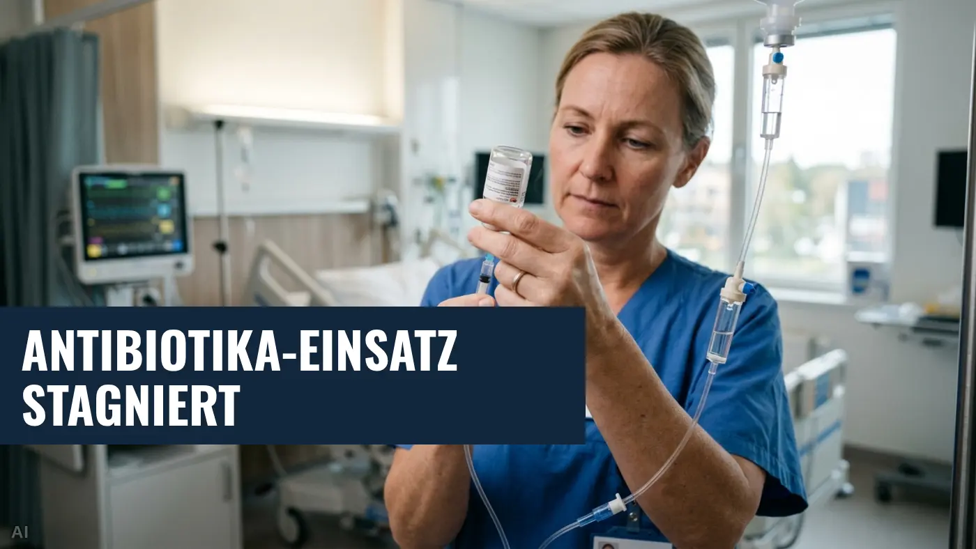 Antibiotikaverbrauch in Kliniken stagniert: RKI schlägt Alarm