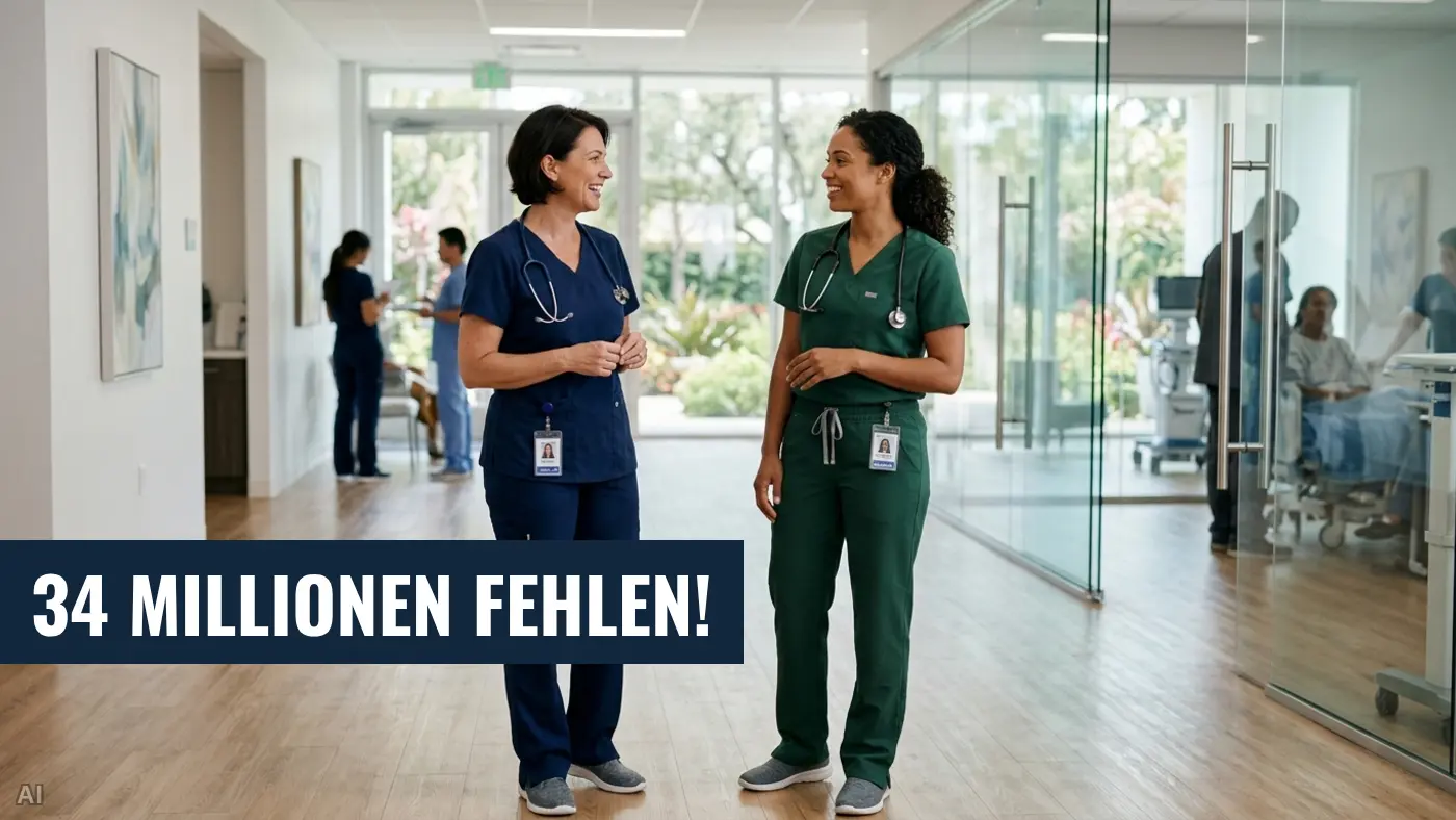 Gesundheitswesen weltweit: Frauenanteil bei fast 70 Prozent, massiver Fachkräftemangel