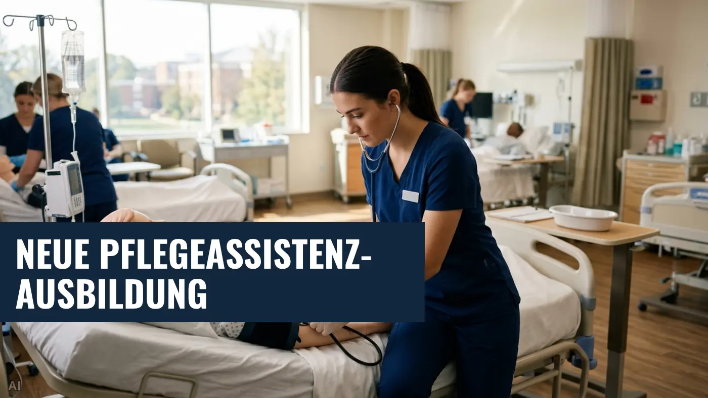 Sachsen startet neue Pflegeassistenzausbildung: Alle Details zum Gesetz ab 2027