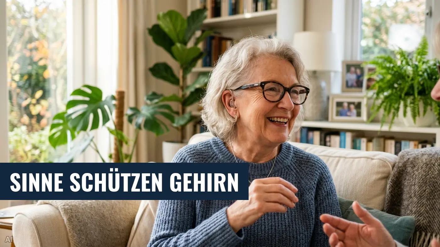 Demenzrisiko senken: Warum gesunde Sinne das Gehirn fit halten