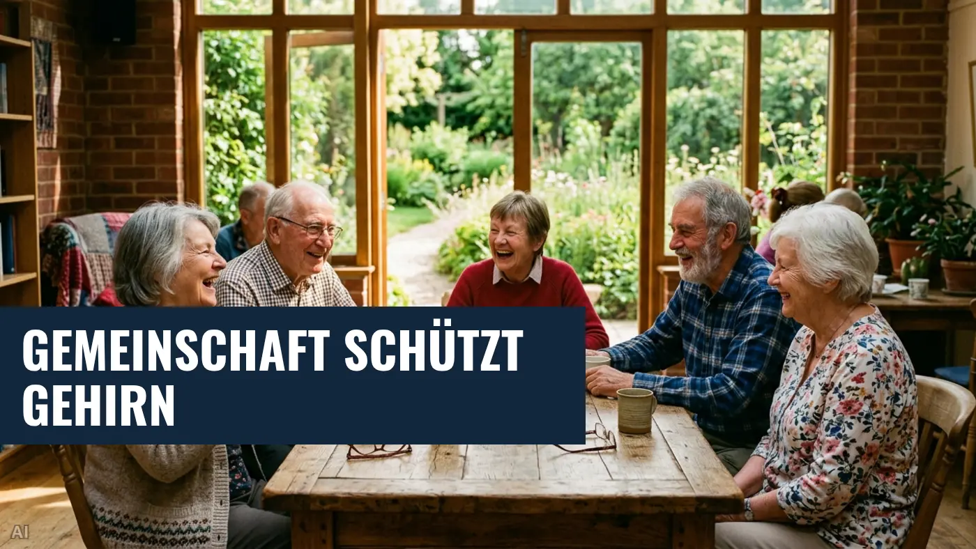 Demenz vorbeugen: Soziale Kontakte stärken die Gehirngesundheit
