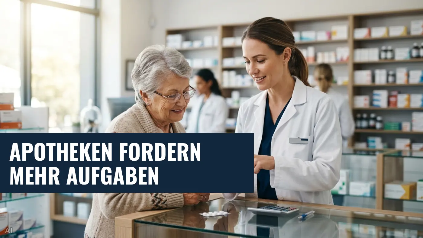 Apotheken fordern mehr Aufgaben in der Gesundheitsversorgung