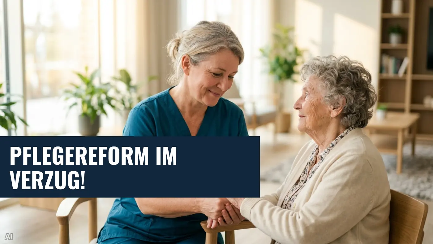 Pflegereform verzögert: Verbände warnen vor Versorgungslücken