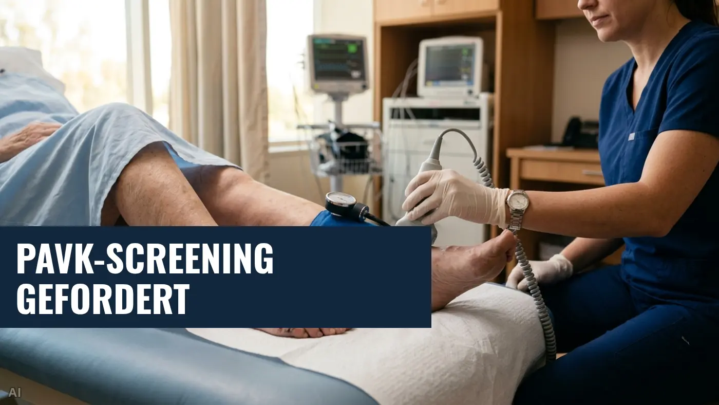 pAVK-Screening: Gefäßmediziner fordern gezielte Früherkennung für Risikogruppen