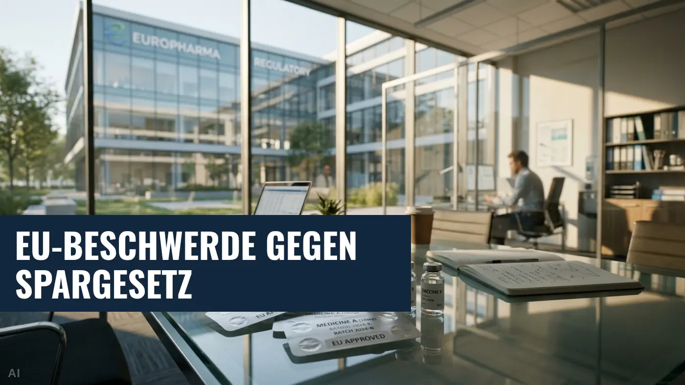 Medikamenten-Streit: EU-Beschwerde gegen deutsches GKV-Gesetz eingereicht