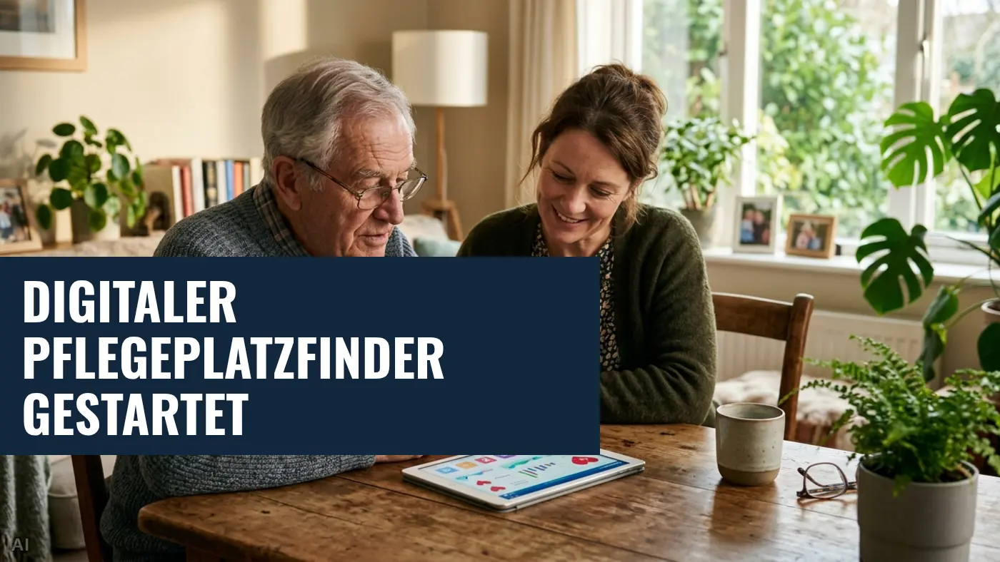 Sachsen-Anhalt: Digitaler Pflegeplatzfinder erleichtert Suche nach Pflegeplätzen