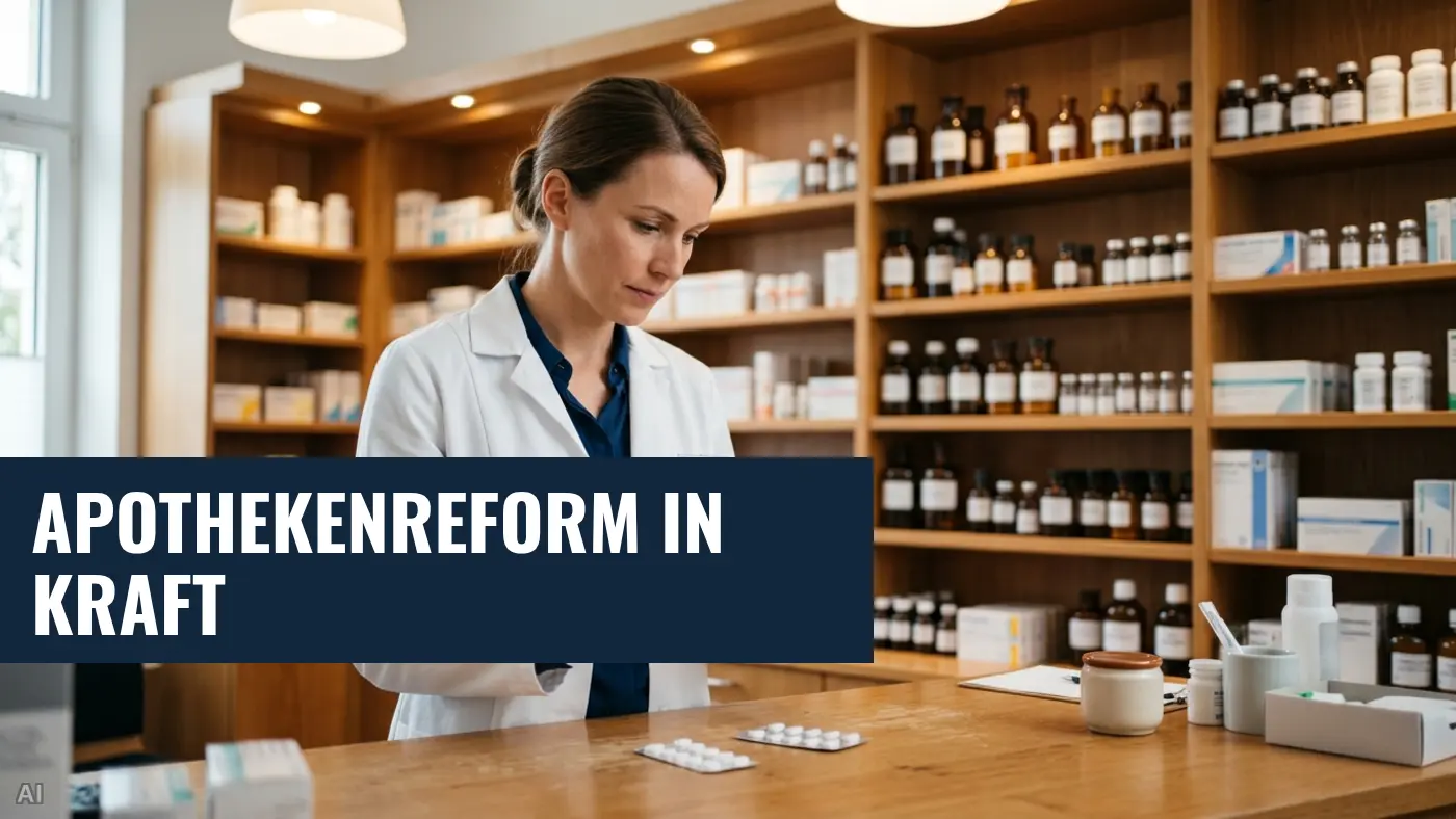 Apothekenreform tritt in Kraft: Das ändert sich für die Arzneimittelversorgung