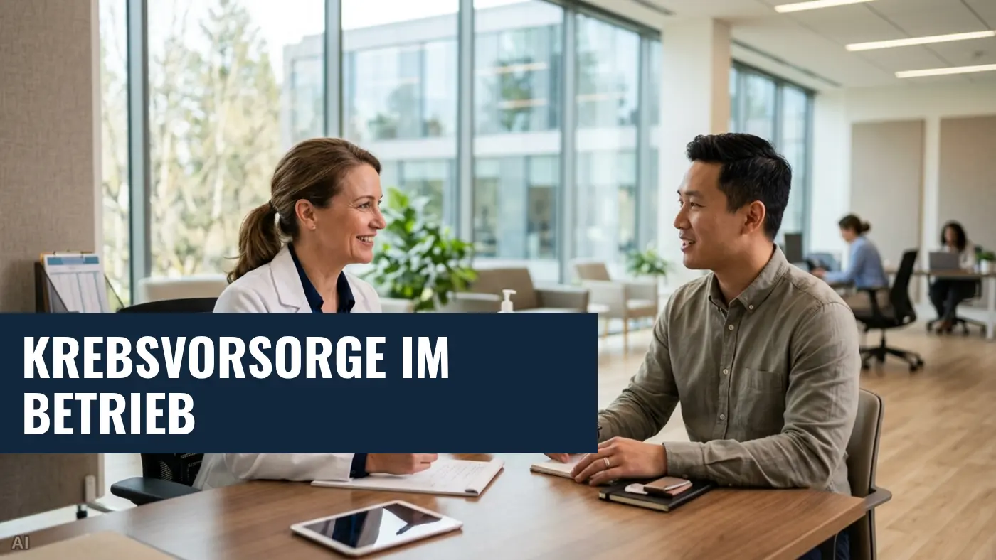Nationale Krebspräventionswoche: Krebsfrüherkennung am Arbeitsplatz stärken