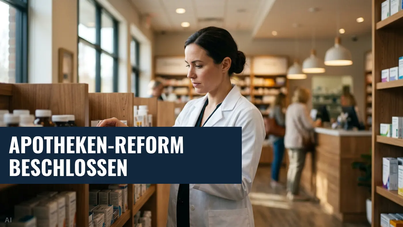 Apotheken-Reform: Mehr Flexibilität und neue Regeln für die Arzneimittelversorgung