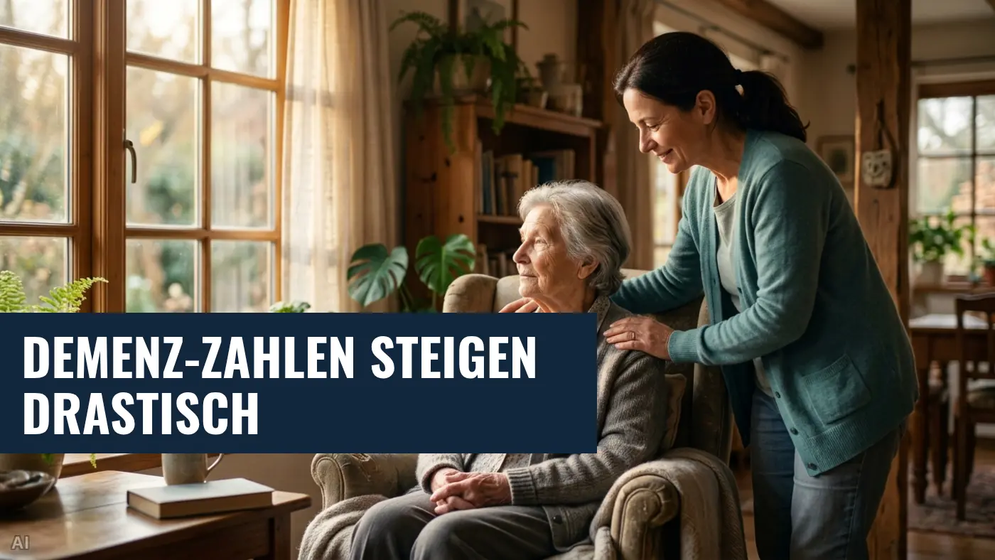 Demenz in Deutschland: Fast 1,8 Millionen Betroffene und steigende Zahlen bis 2050