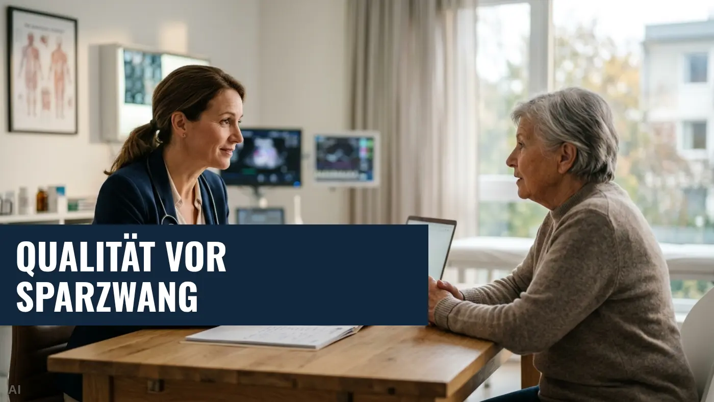 Strukturreformen im Gesundheitswesen: Krebsgesellschaft fordert Fokus auf Behandlungsqualität