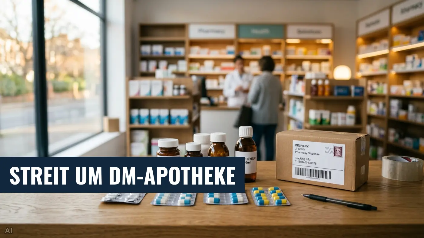 dm-Versandapotheke vor Gericht: Rechtsstreit um Medikamentenverkauf