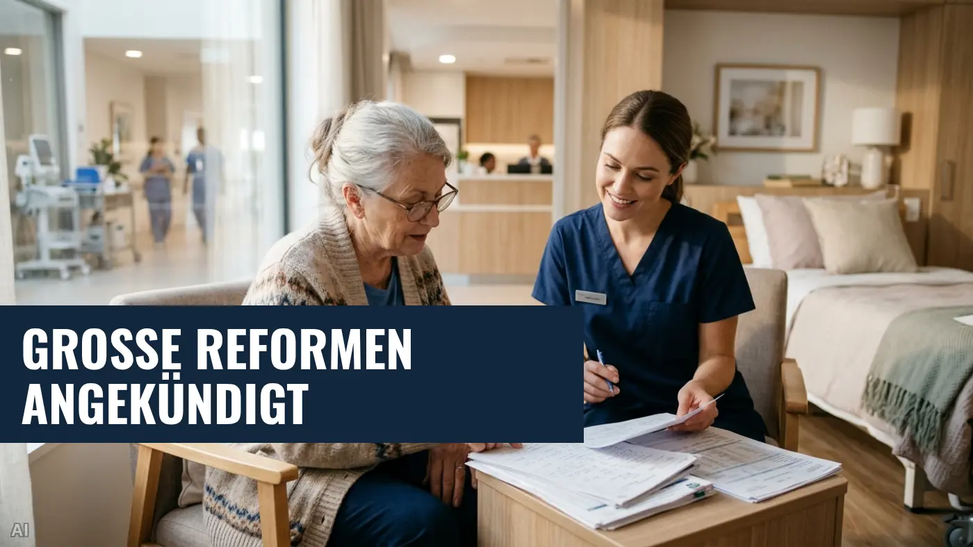 Gesundheitspolitik: Neue Pläne für Pflegereform und Krankenkassen