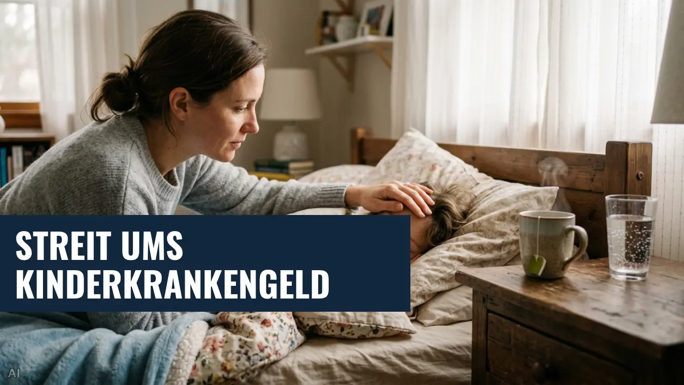 Kinderkrankengeld: Widerstand gegen Kürzungspläne der Bundesregierung